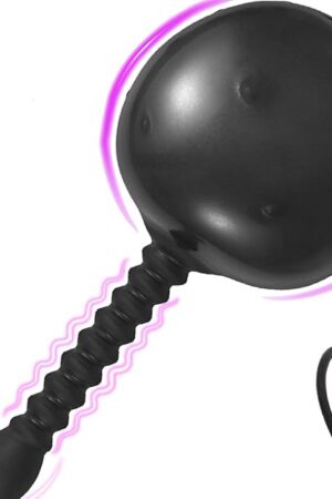 Inflatable Butt Plug Inflatable Dildo Inflatable Buttplug Anal Stretch Inflatable Anal Beads Anal Pump Balloon Tapon Anal Beads Anal Expander Ball Expanding But Plug Silicone Anal Plug for Women Men