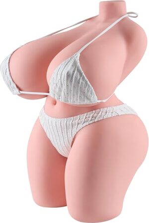 59LB Life Size Sex Dolls for Men with Flexible Torso, Soft Big Boobs Big Butt Pussy Ass Realistic Full Size Sex Love Dolls Vaginal Anal Breast Sex for Adult Sex Toys