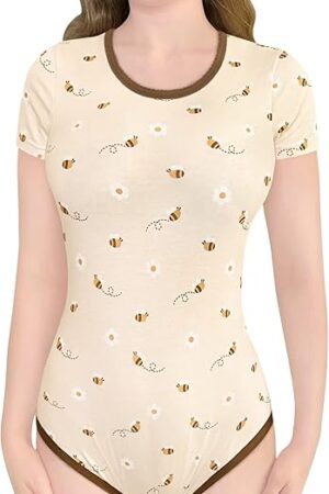 Cotton Romper Onesie Pajamas Bodysuit - Honey Onesie