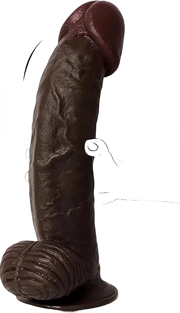 125" Huge Thick Black Horse Dildo - 8" Girth XXL BBC Dildos with Large Suction Cup, Realistic Big Dual-Density Silicone Dildo for Vagina Anal Play, Massive Adult Sex Toys & Games for Men Women Gay