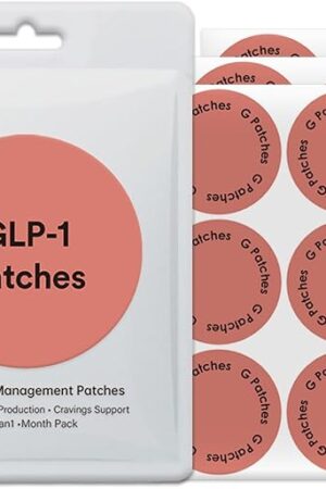 GLP-1 Patches - 30 Count, Natural Ingredients Cosmetic Patch