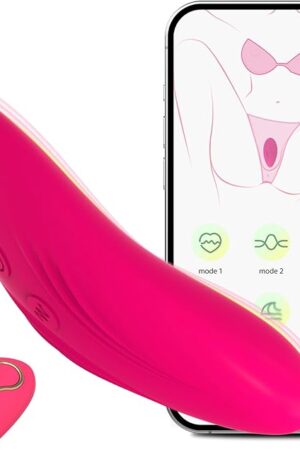 Wearable Panty Vibrator for Women Orgasm - APP Remote Control Adult Sex Toys Clitoral Massager with 9 Vibrating Modes, Butterfly Clitoris Vagina Stimulator for Female & Couples Sex Play