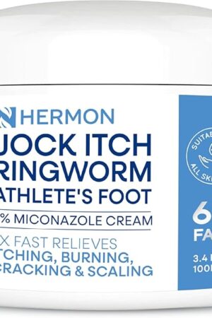 Jock Itch Antifungal Cream, Ringworm Treatment for Humans, Psoriasis Treatment, Psoriasis Scalp Treatment, Ringworm Cream for Humans, Foot & Body Balm, Provides Soothing Relief-100g