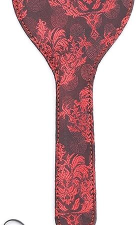 Heart Spanking Paddle for Adult BDSM, 112inch Faux Leather and Lace Sex Paddles Bondage Spanking Set