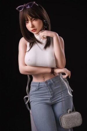 Full Body Sex Doll Realistic TPE Silicone Female Torso Sex Dolls Lifelike Full Size Love Dolls Sex Doll with Soft Jelly Breasts Adult Toys Feet Standing Natural Color 72lb 5.2Ft