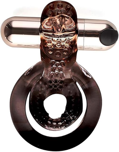Jayden Rose Gold Rechargeable Vibrating Erection Ring