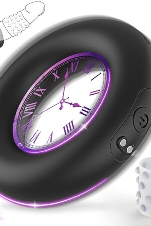 Vibrating Cock Ring, 2 Motors 10 Vibrations with Silicone Penis Sleeve, Penis Ring Vibrator Couples Sex Toys for Men Women, Pleasure Cockring for Male Erection Adult Couple Sex Toy & Games