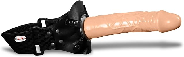 LeLuv Universal Strap-On Dong for Head Leg Knee Face Harness 7 Inch Dong