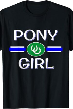 Human PetPlay Pony Girl, BDSM Submissive PonyPlay Fetish T-Shirt