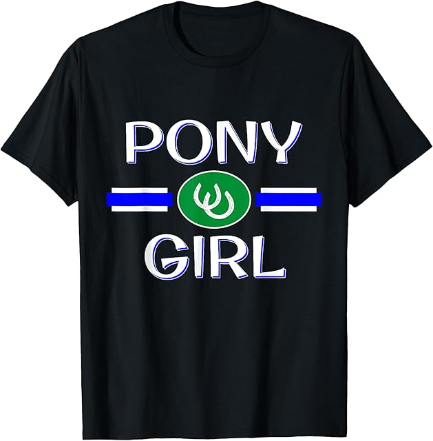 Human PetPlay Pony Girl, BDSM Submissive PonyPlay Fetish T-Shirt