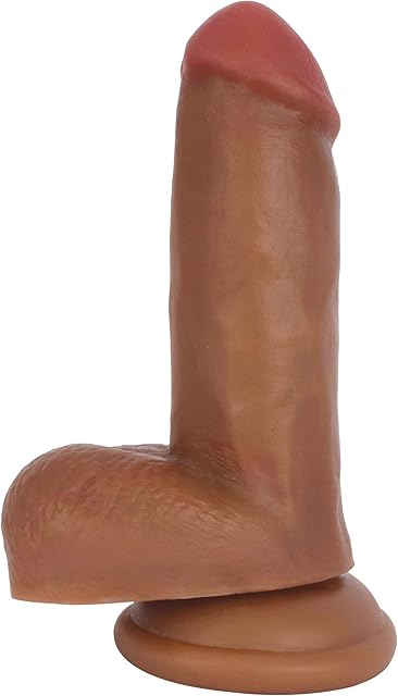 Curve Novelties Jock Medium Suction Cup Dildo with Balls - 6"