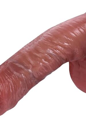 87 Inch Realistic Silicone Dildo with Big Balls for Women, Jornujna Big Anal Dildos Sex Toy for G Spot Anal Stimulation, Lifelike Penis Sex Toys with Powerful Suction Cup for Beginners