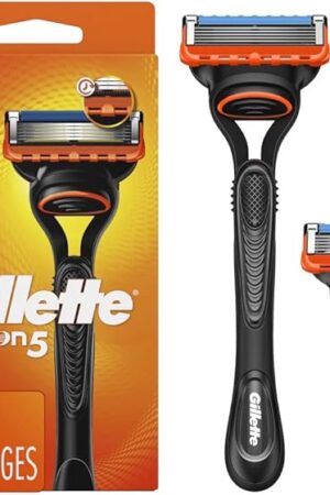 Gillette Fusion5 5-Blade Razor for Men, Handle + 2 Blade Refills