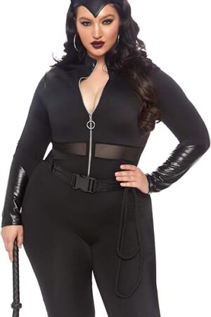 Women's 3 Pc Sultry Supervillain Costume