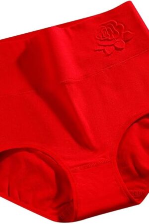 Heevina High Waisted Underwear For Women Panties Full Coverage Soft Tummy Control Shaping Panty Seamless