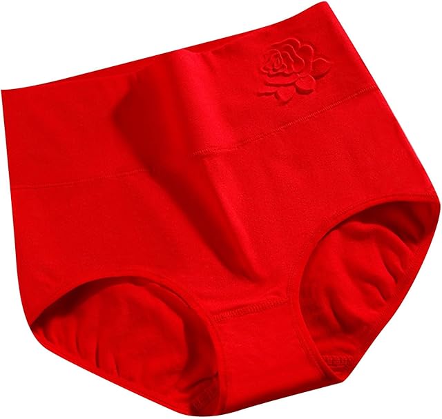Heevina High Waisted Underwear For Women Panties Full Coverage Soft Tummy Control Shaping Panty Seamless