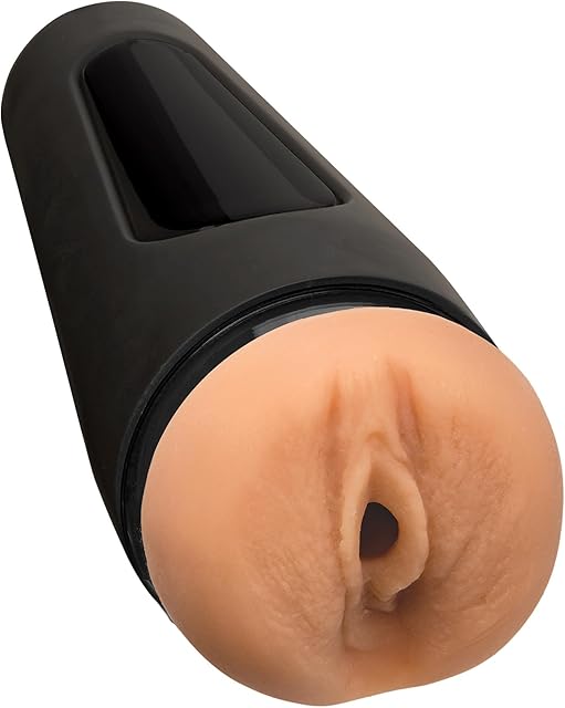 Doc Johnson Main Squeeze - Remy LaCroix - Squeeze Plate for Precise Pressure - Twist End Cap to Control Suction - Discreet Premium Stroker - Male Masturbator