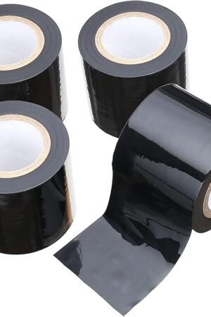 Fetish SM Adult Toy Sex Restraint Bondage Tape Static Electrostatic Tape (4 PCS-Black)