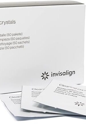 INVISALIGN Cleaning Crystals for Clear Aligners and Retainers, (50 Packets)