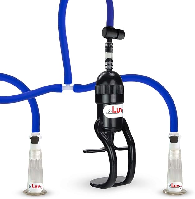 LeLuv .63 inch 1.6 cm Small Easyop T-Grip Nipple Vacuum Suction Pump Heightened Sensitivity Device