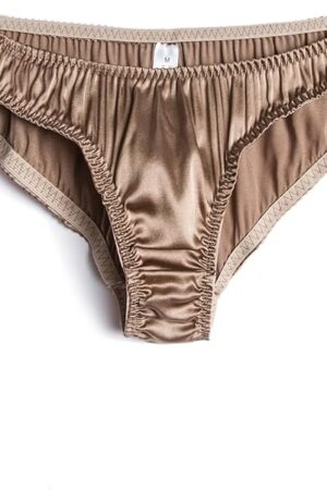 100% Mulberry Silk Underwear, Women's Silk Satin Low Rise Bikini Panties, Cute Sexy Shiny Panties for Women