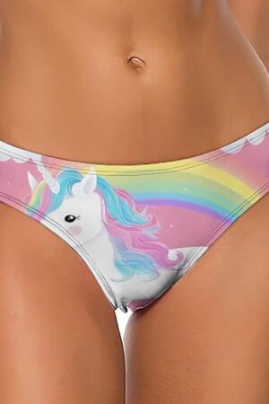 Women's Sexy T-Back Thong Underwear, Low Rise Stretch Panties Ladies Bikini Briefs