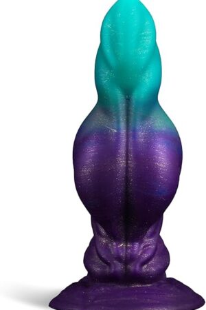 65" Fantasy Dog Knot Dildo, Anal Short Thick Knotted Monster Dildo with Suction Cup, Huge Butt Plug Large Alien Toy for Beginner, Prostate Massager Anal Sex Toys for Women Men Gay