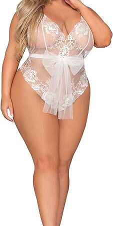 womens Delicate Embroidered Halter Teddy