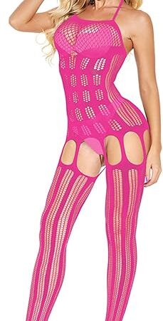 Women Fishnet Bodystocking Lingerie Sexy Babydoll Flexible Teddy Sleepwear Bodysuit Stretch Body Stockings