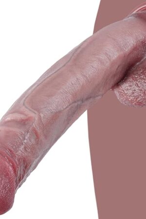 1043 Inch Realistic Big Dildo Sex Toy,Dual-Layer Liquid Silicone G-spot Dildo with Strong Suction Cup for Hands-Free,Lifelike Huge Thick Dildo for Vagina Anal Stimulation