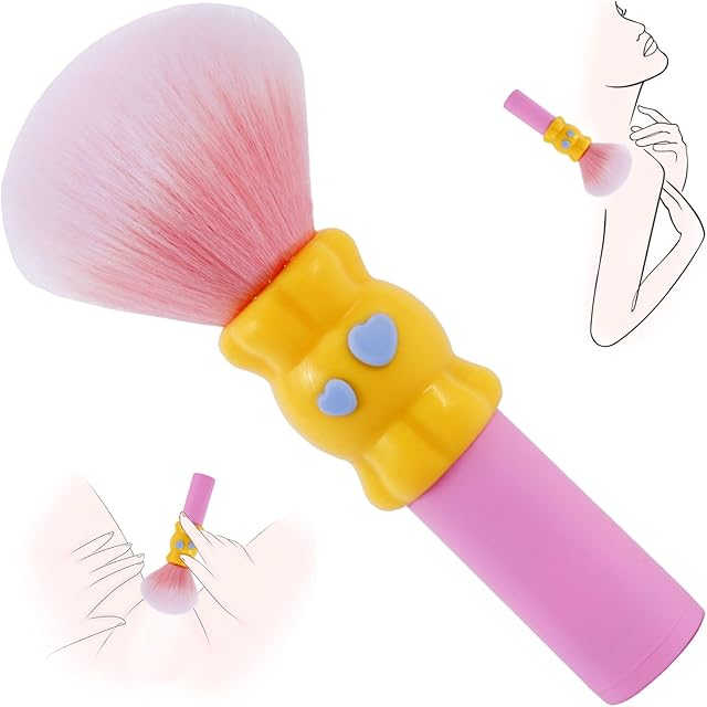 Bullet Vibrator for Women Clitorals Stimulator USB Rechargeable Mini Vibrator,G Spot Vibrator with 10 Vibrating Modes,Dildo Anal Toys Adult Sex Toys for Women with Pink Ultra soft Makeup Brushes