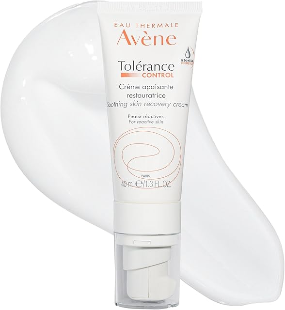 Av?ne Tolerance Control Soothing Skin Recovery Cream, for Hypersensitive Dry Skin, Restores Skin Barrier, Calms sensations of skin discomfort, Sterile Pump, Face Moisturizer, Fragrance-Free 13 Fl Oz