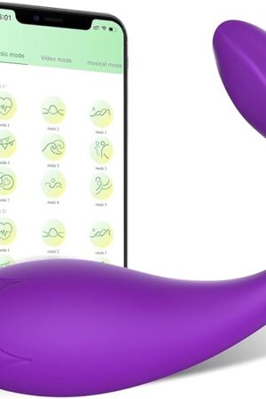 Couple Vibrator Nipple Women Sex Toy, Wearable Vibrator with App Control 9 & 9 Vibrating Modes, Couple Sex Toy Butterfly Panty Vibrator for Women Sex Game