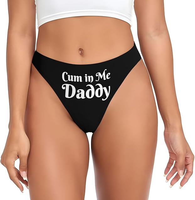 Cum In Me Daddy Shorts Sexy Slutty Underwear Panties Womens Booty Thongs For Women Sexy Ladies Underwear For Girl