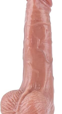 Hismith 67" Dual-Density Dildo, 59" Insertable Realistic Penis with KlicLok System, Hands-Free Play Soft Sex Toy - Beginner Series