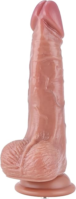Hismith 67" Dual-Density Dildo, 59" Insertable Realistic Penis with KlicLok System, Hands-Free Play Soft Sex Toy - Beginner Series