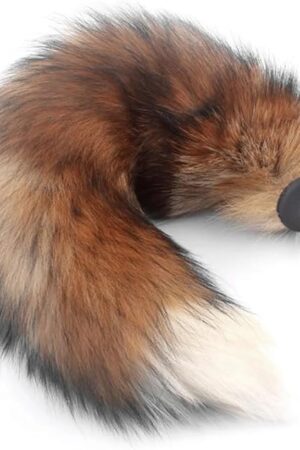 Butt Plug Anal Plug Set, Sex Fox Tail Anal Sex Toys Butt Plugs Anal Plug Sex Toys for Women Man Beginners Adult Couples (Color : Brown, Size : L Plug 4.4cm)