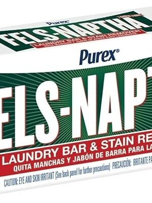 Fels Naptha Laundry Soap Bar & Stain Remover - Pack of 2, 50 Oz per bar