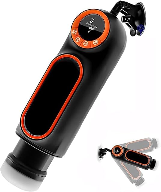 Hands Free Male Masturbator - Automatic Blowjobsex Machine For Men Dick Stroker with 10 Thrusting & Vibrating & 4 Sucking & Heated & Voice & Suction Cup Wall Mount, Cock Vibrator Sexual Pleasure Tools