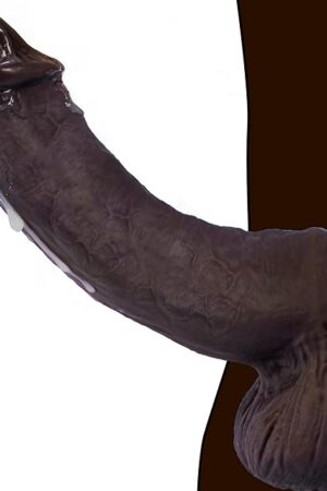11 Inch Big Black Realistic Dildo, Sex Toys Thick Silicone Dildo with Suction Cup for Hands-Free, Huge Anal Dildo for Vaginal & Anal Play, Lifelike Adult Sex Toy for Women & Men