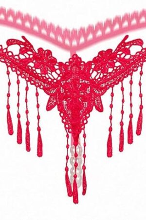 Women Tassel Sexy Underwear Hollow Tassel Thong and G-String Erotic Panties