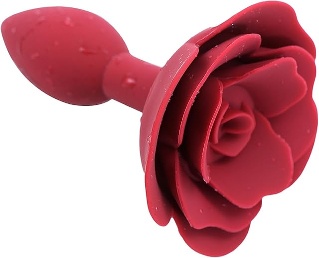 Anal Plug Training Sexy Shaped Butt Plugs Trainer Silicone Anal Plugs Beginners Starter for Men & Women Red