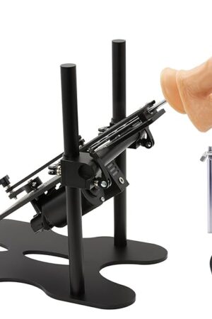 Y-NOT Automatic Sex Machine Gun Adult Toy Device with Realistic Dildo, Sex Massage Gun Masturbator for Women with 8 Thrusting Modes, 5X More Powerful Fully Adjustable with 1 Remote, Aluminum Oxide