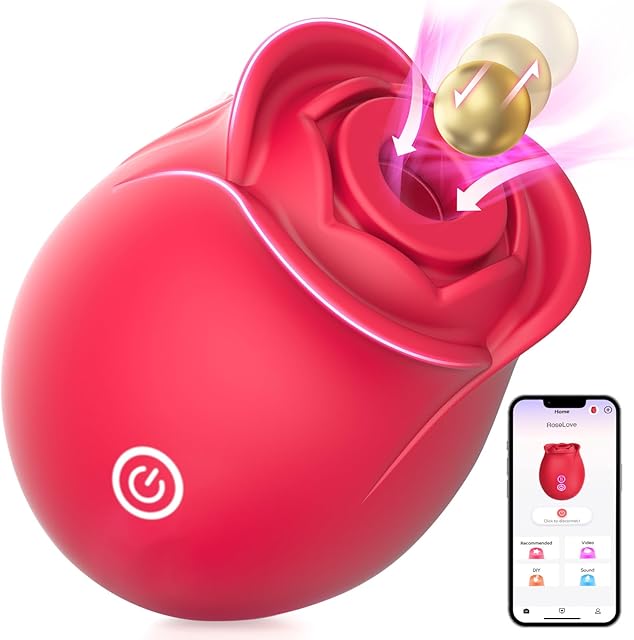 BIG SHOCKED Sex Toys Sucking Vibrator Rose Sex Toy Adult Toys Vibrater Nipples Clitoral Vibrators Dildo Rose Adult Toy 10 Suction Vibrator Anal G Spot Adult Womens Sex Toys for Women Female Couples