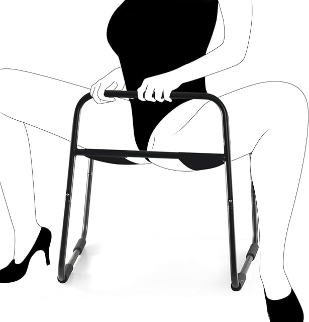 ferch Sex Chair, Adjustable Sex Furniture for Bedroom, Multifunction Sex Position Enhancer Chair Novelty Toy with Handrail for Couples, Holds UP to 300 Pounds