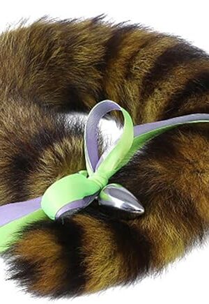 Butt Plug Fox Tail, 2Pcs/Set Sex Fox Tail Anal Plug Toys Butt Plugs with Cat Ears Headband Anal Sex Toys for Women Man Beginners Adult Couples Bondage-50cm Tail||3.4cm Anal Plugs