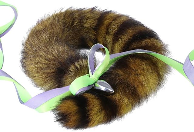 Butt Plug Fox Tail, 2Pcs/Set Sex Fox Tail Anal Plug Toys Butt Plugs with Cat Ears Headband Anal Sex Toys for Women Man Beginners Adult Couples Bondage-50cm Tail||3.4cm Anal Plugs