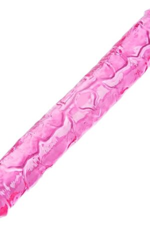 18.1 * 1.6" Extra Large Double Sided Dildo  Huge Realistic Double Ended Dildo for Anal and Vaginal Play, XL Long Thick Dildo Soft Rose Double Head Penis Perfect for Couples and Solo Use