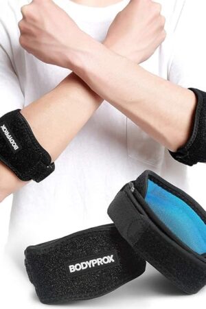 Bodyprox Elbow Brace 2 Pack for Tennis & Golfer's Elbow Pain Relief