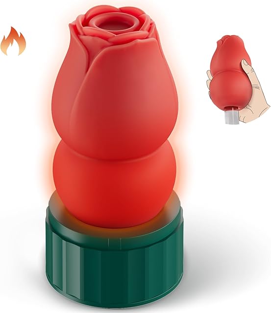 Heating Sucking Male Masturbator Sex Toys, Portable Pocket Pussy Stroker with 3D Realistic Textured Vagina Adult Male Toy, Soft Stretchy Male Masturbators Toys for Men Sexy Pleasure